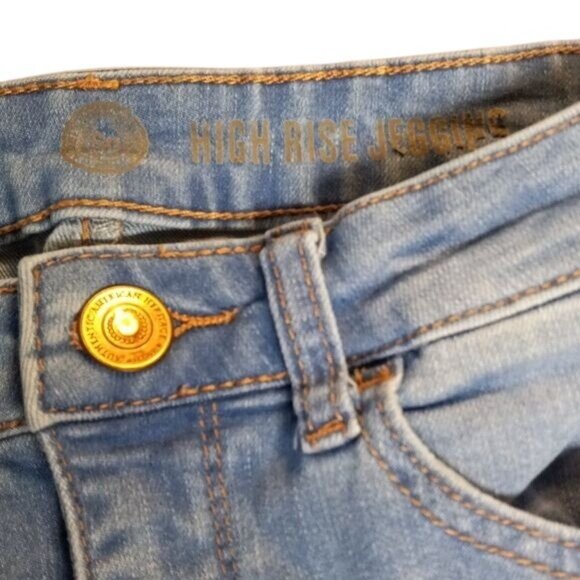 SO Size 7 Jeggings Jeans Womens High Rise Skinny Light Wash Blue - Picture 4 of 11